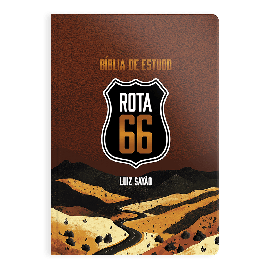 Bblia de Estudo Rota 66 com Luiz Sayo Capa Flexvel neutra