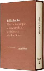 B�blia Lectio, Nova Vers�o Internacional (NVI), tecido sobre capa dura
