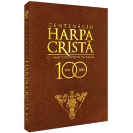 Harpa Crist Centenrio Gramde Marrom Brochura