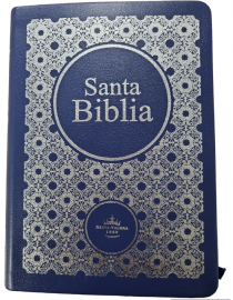 Santa Bblia Pequena  Espanhol Luzo Azul