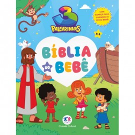 Livro Capa dura 3 Palavrinhas - Bblia do beb
