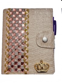 B�blia Pedraria Tijolinho Letra Grande Com Harpa Dourada