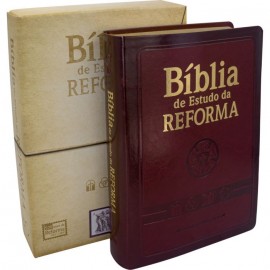 Biblia Estudo da Reforma Luxo Com Caixa