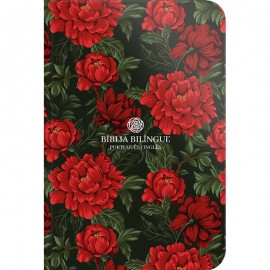 Biblia NVT Bil�ngue Aroma de Rosas Acabamento Especial
