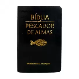 B�blia do Pescador de Almas M�dia Luxo Preta
