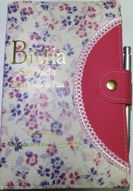 Biblia Hiper Plus Com Harpa ARC Botao e Caneta KCP