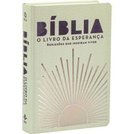 B�blia O Livro da Esperan�a Capa Dura Prata