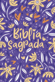 Biblia nvt  jardim da vida roxo