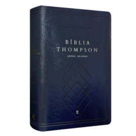 B�blia Thompson AEC Letra Grande luxo azul