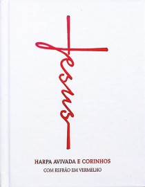Harpa Capa Dura Letra Gigante � Modelo 08 � Jesus Branco
