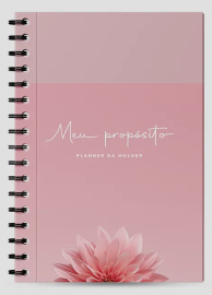 Planner Meu Prop�sito Espiral - Flor