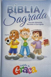 Biblia Turminha Da Gra�a Azul Capa Almofadada
