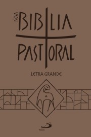Nova B�blia Pastoral Letra Grande ziper marrom