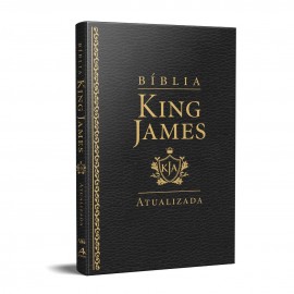 Bíblia King James Slim RA Preta luxo