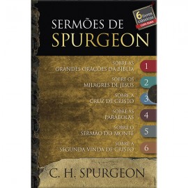 Box  Sermes de Spurgeon  6 Livros