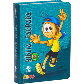 B�blia infantil Mig & Meg azul Capa Dura