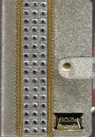 Biblia Hiper gigante Com harpa pedraria Dourada Lisa Lateral Dourada