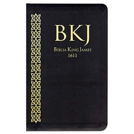 Biblia King James Ultra Slim  Fina Preta 1611 Bkj