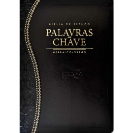 B�blia Palavras Chave Preta Luxo Cl�ssica Luxo