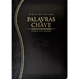 B�blia Palavras Chave Preta Luxo Cl�ssica Luxo