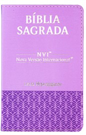 Biblia Nvi Hipergigante Capa Luxo Coverbook Lilas