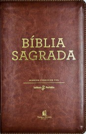 B�blia Leitura Perfeita  Acf Capa Marrom luxo