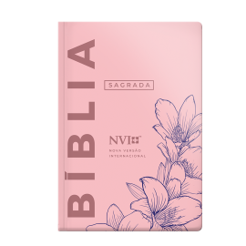 Bblia NVI Slim semi luxo PU - Nude