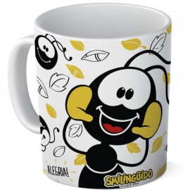 Caneca 320ml Cer�mica Alegria smilinguido smilinguido