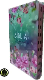 Biblia Nvi Flores Capa Dura magn�lia com �ndice 