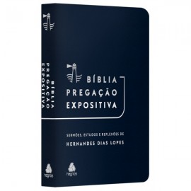 Biblia Prega��o Expositiva Azul Hernandes Dias 