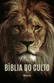 B�blia Do Culto Letra Gigante Le�o Com Harpa Capa Flex�vel 