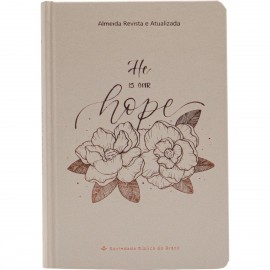 B�blia Capa Dura - Linha Cristal Bege