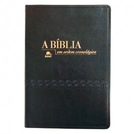 Biblia Em Ordem Cronologica Preta Luxo