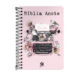 B�blia Anote NVT Slim Typo Rosa