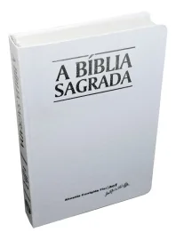 Biblia Classic Acf  Branca Letra Grande Semi Luxo
