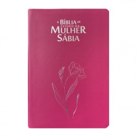 B�blia Da Mulher S�bia Full Color Com Harpa - Magn�lia Pink
