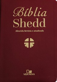 B�blia Shedd - Luxo Couro Bonded Vinho