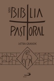 Nova B�blia Pastoral Letra Grande ziper marrom