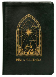 The Purpose Book: B�blia Sagrada, A21, Couro soft, Janela Verde Luxo
