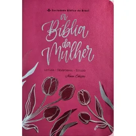 A B�blia da Mulher Letra Grande ARC Luxo Rosa