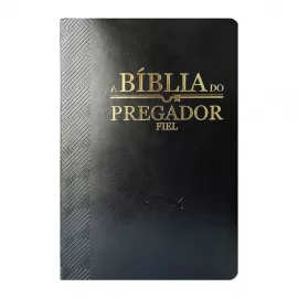 Bblia Do Pregador Fiel Pu Nobre Luxo- Preta