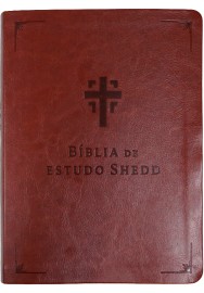 B�blia de Estudo Shedd - Couro Sint�tico Marrom