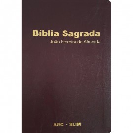 Bblia Sagrada ARC Slim Vinho luxo