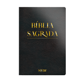 B�blia NVI Slim Luxo Preto