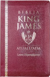 Biblia King James Atuali. Hiper. Luxo Coverbook Bordo