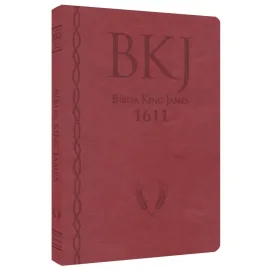 B�blia King James 1611 Ultra fina Ampliada Vermelho