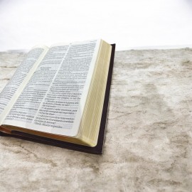 Bblia NVI Letra Grande Marrom Luxo