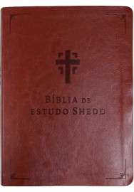 B�blia de Estudo Shedd - Couro Sint�tico Marrom