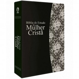 Biblia de estudo da mulher Grande crista preta