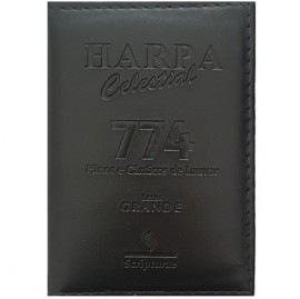 Harpa Luxo Grande - Letra Hiper Gigante Preta 774 Hinos